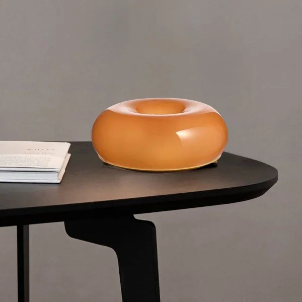 Bauhaus Glass Donut Table / Wall Lamp S77