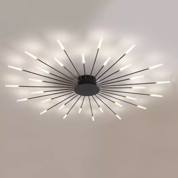 Sputnik Led Fireworks Flush Mount Ceiling Light S40