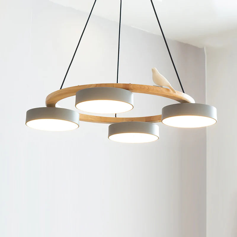 Sienna Bird Round Chandelier