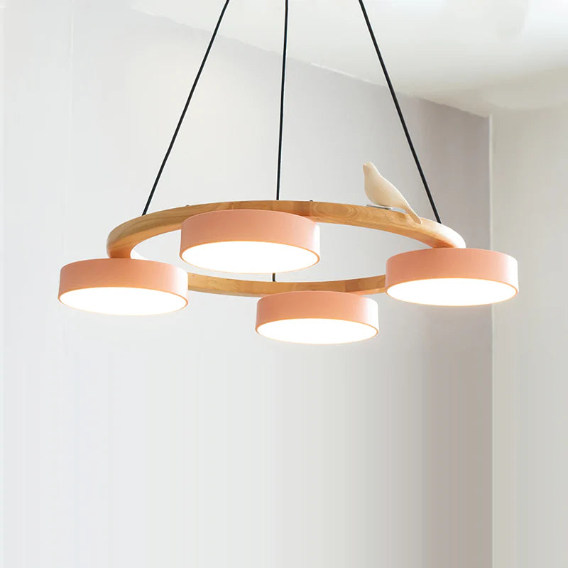 Sienna Bird Round Chandelier