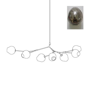 Perry Globe Horizontal Chandelier