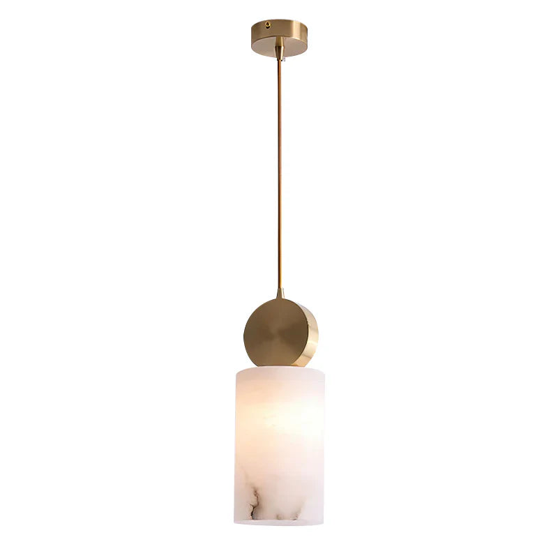 Etruscan Alabaster Pendant Light