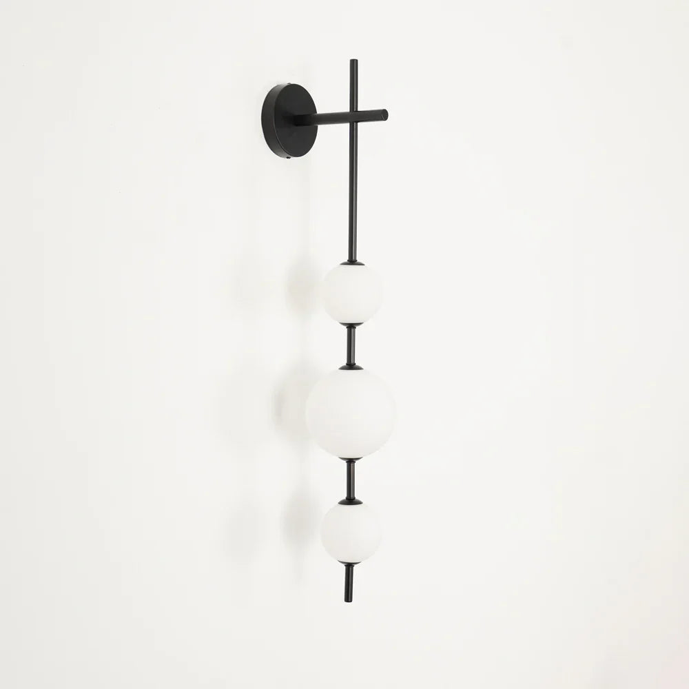 Vertical Globe Wall Lamp