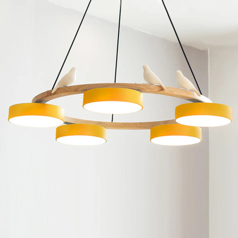 Sienna Bird Round Chandelier