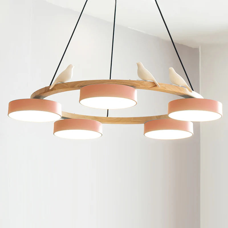 Sienna Bird Round Chandelier