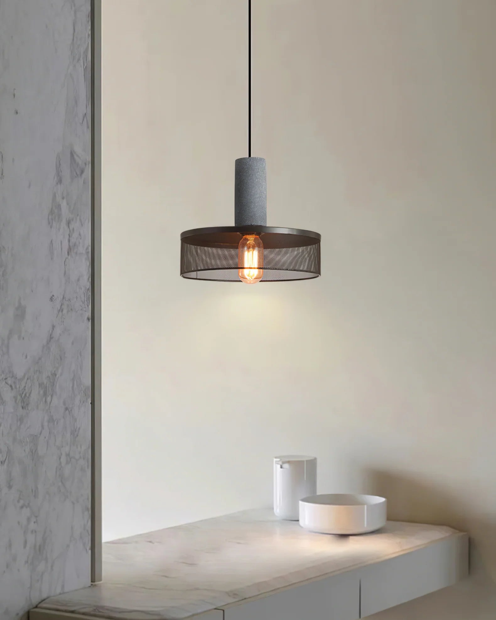 Concrete Industry Pendant Lamp