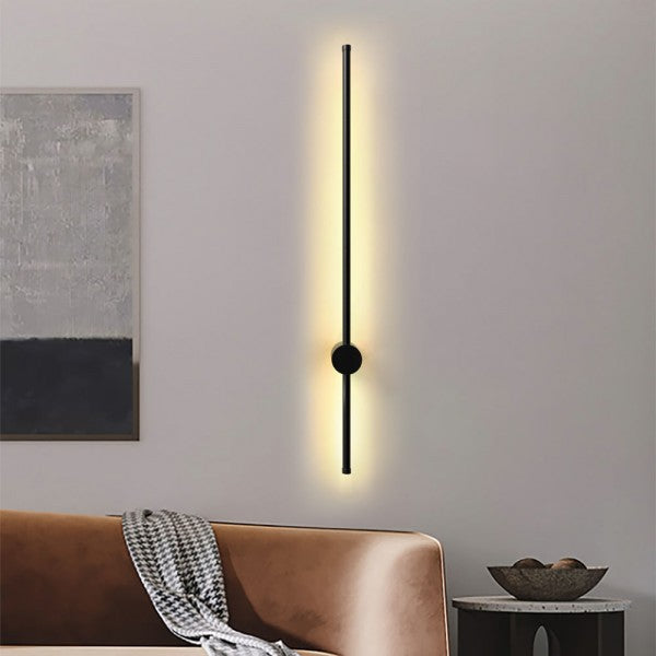 Industrial Black Linear LED Dimmable Wall Light S76