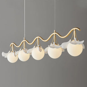 Allanie Gingko Long Chandelier