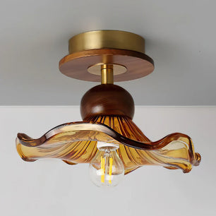 Kapok Wood Ceiling Light