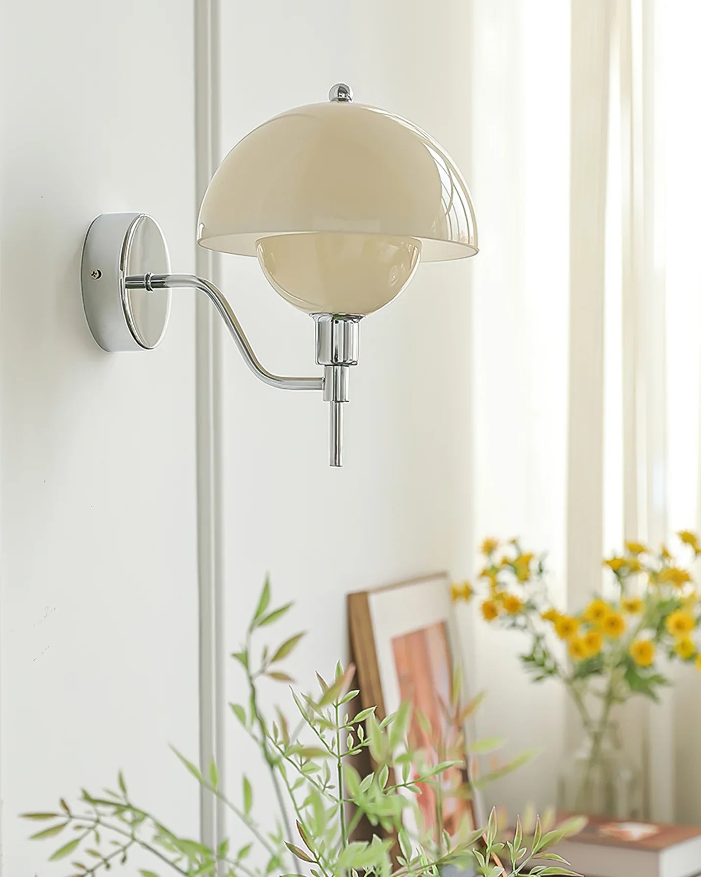 Anchored Orb Wall Lamp