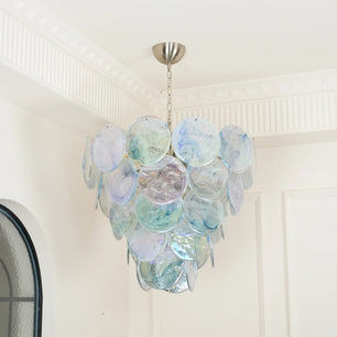 Vistosi Blue Murano Chandelier