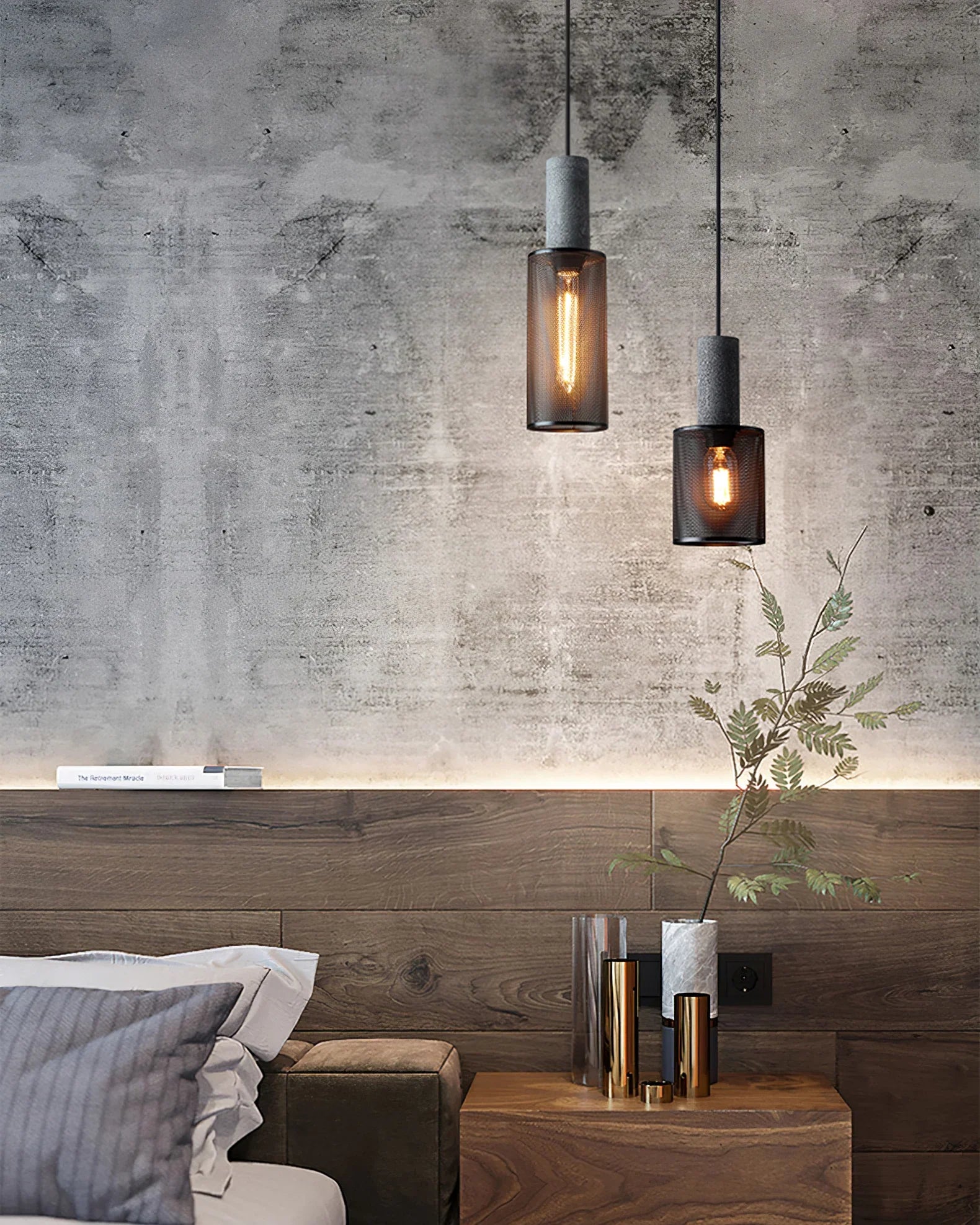 Concrete Industry Pendant Lamp