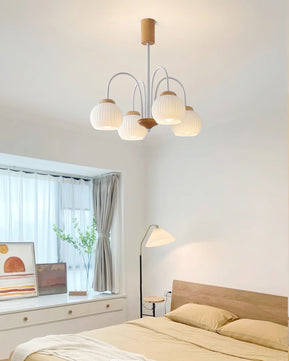 Molecural Wood Chandelier