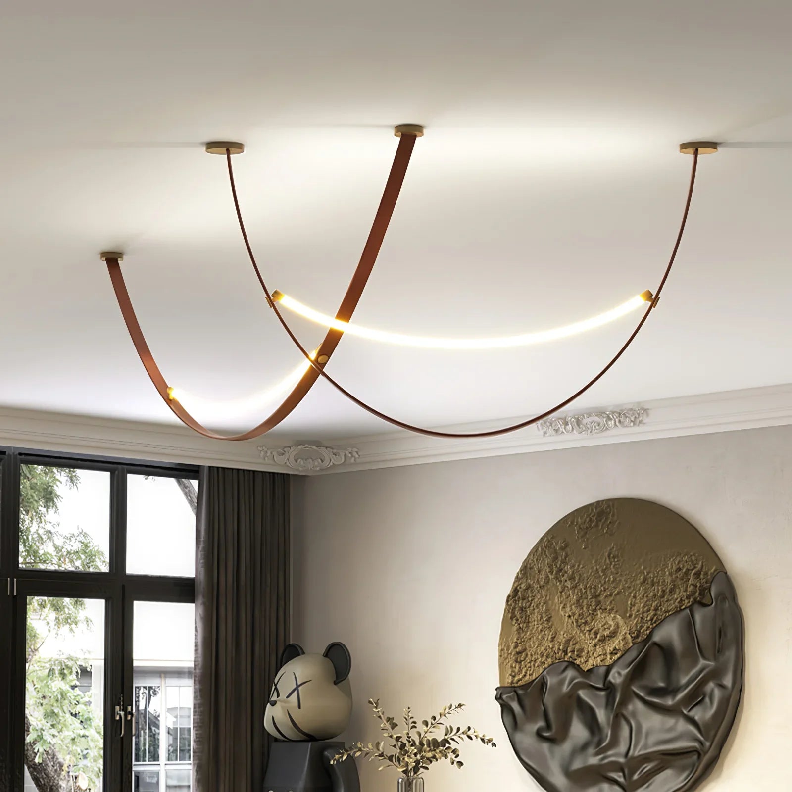 Leather Pendant Light