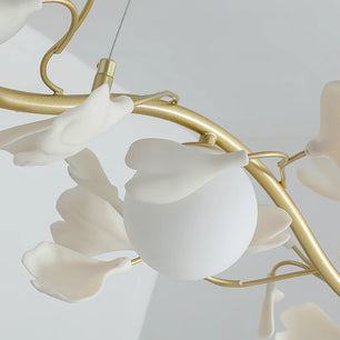 Gingko Glass Chandelier