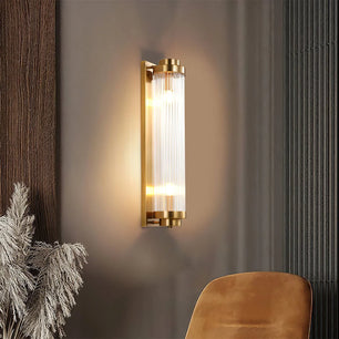 Pillar Offset Wall Lamp