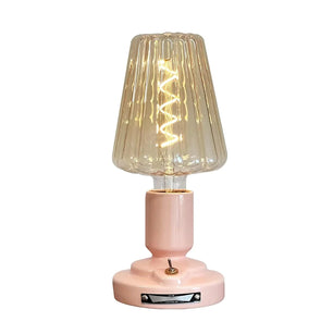 Mushroom Glass Desk Lamp