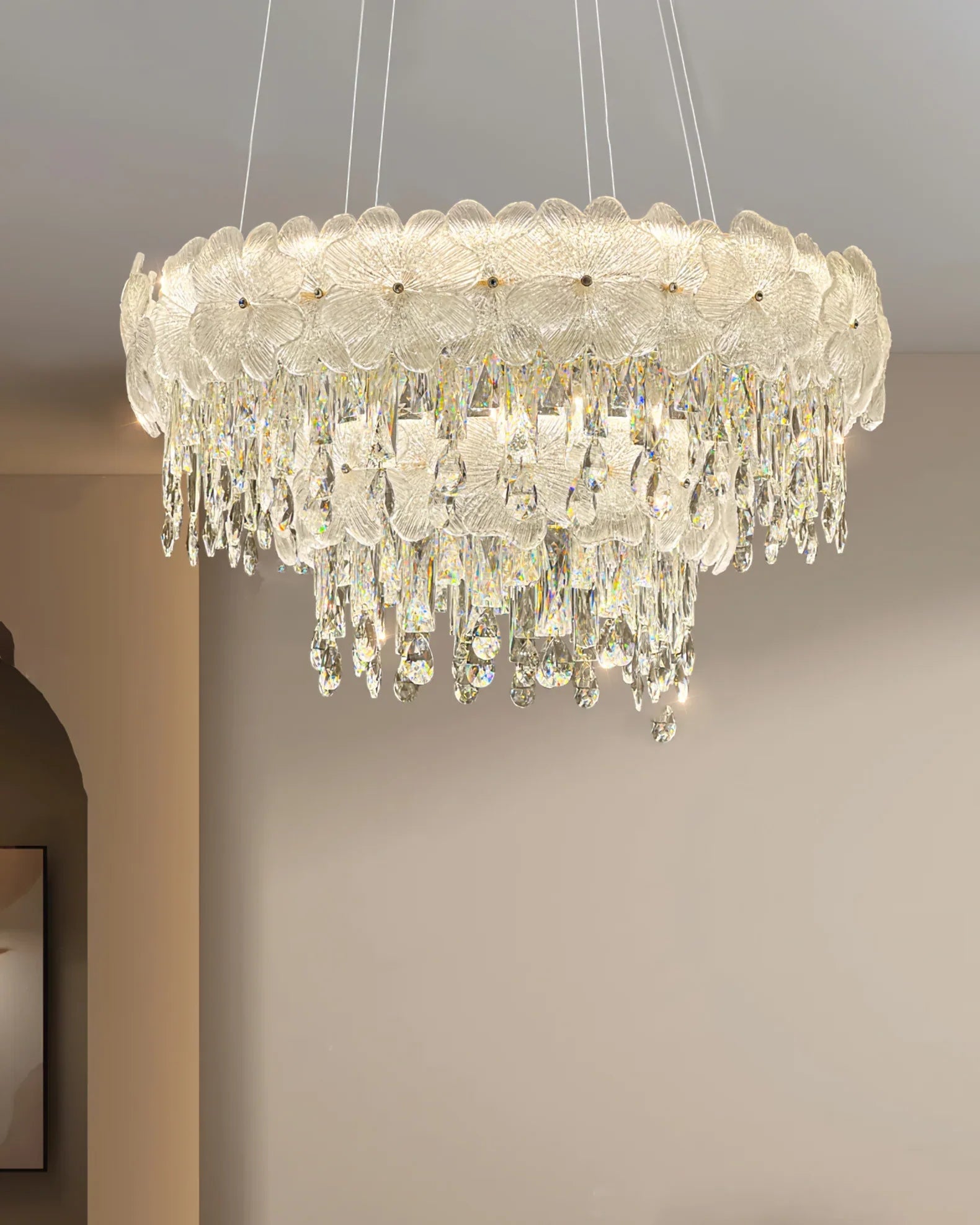 Atlas Crystal Chandelier