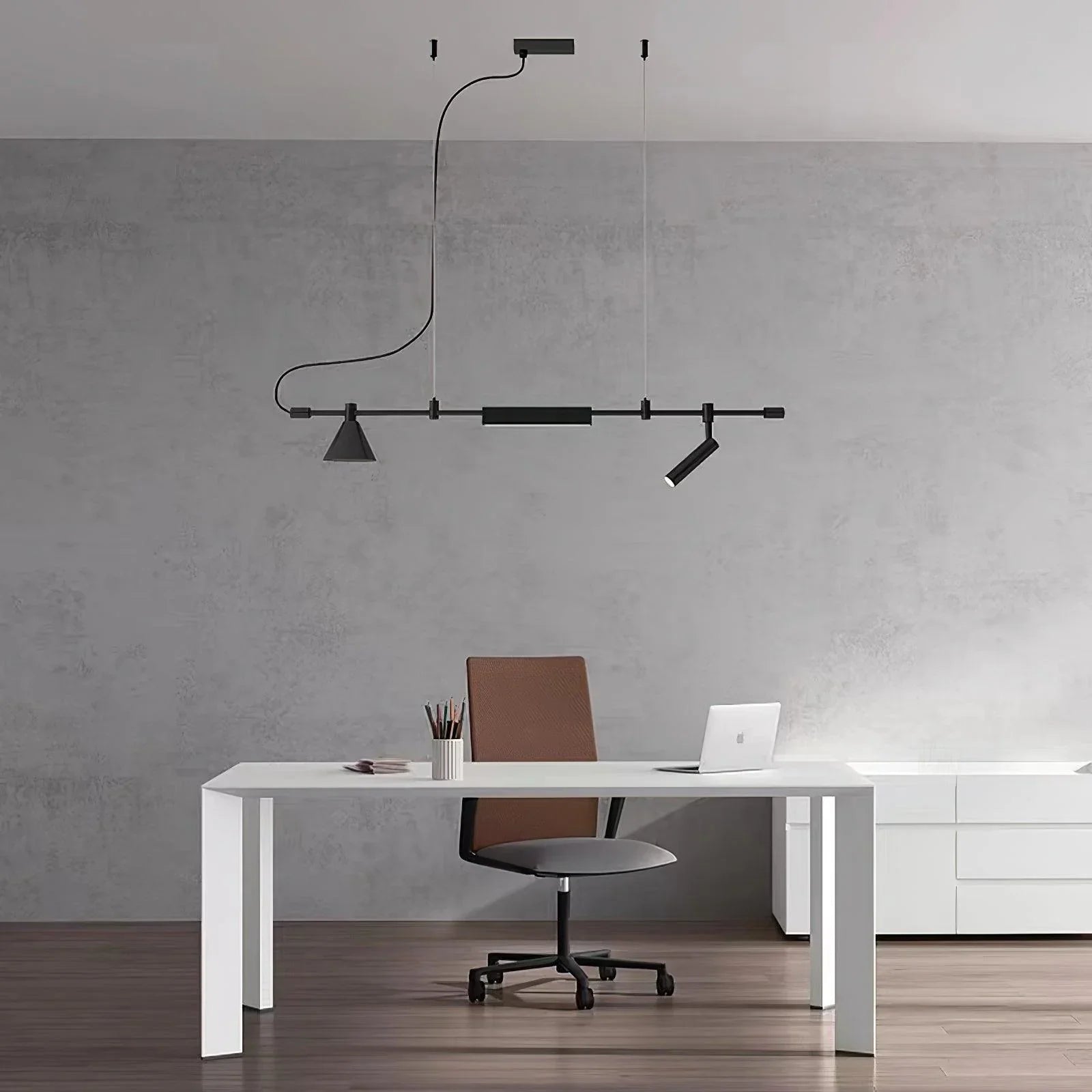 Horizontal Linear LED Pendant Lamp