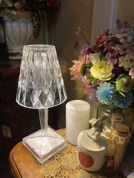 Sparkle Glam Built-in Battery Table Lamp