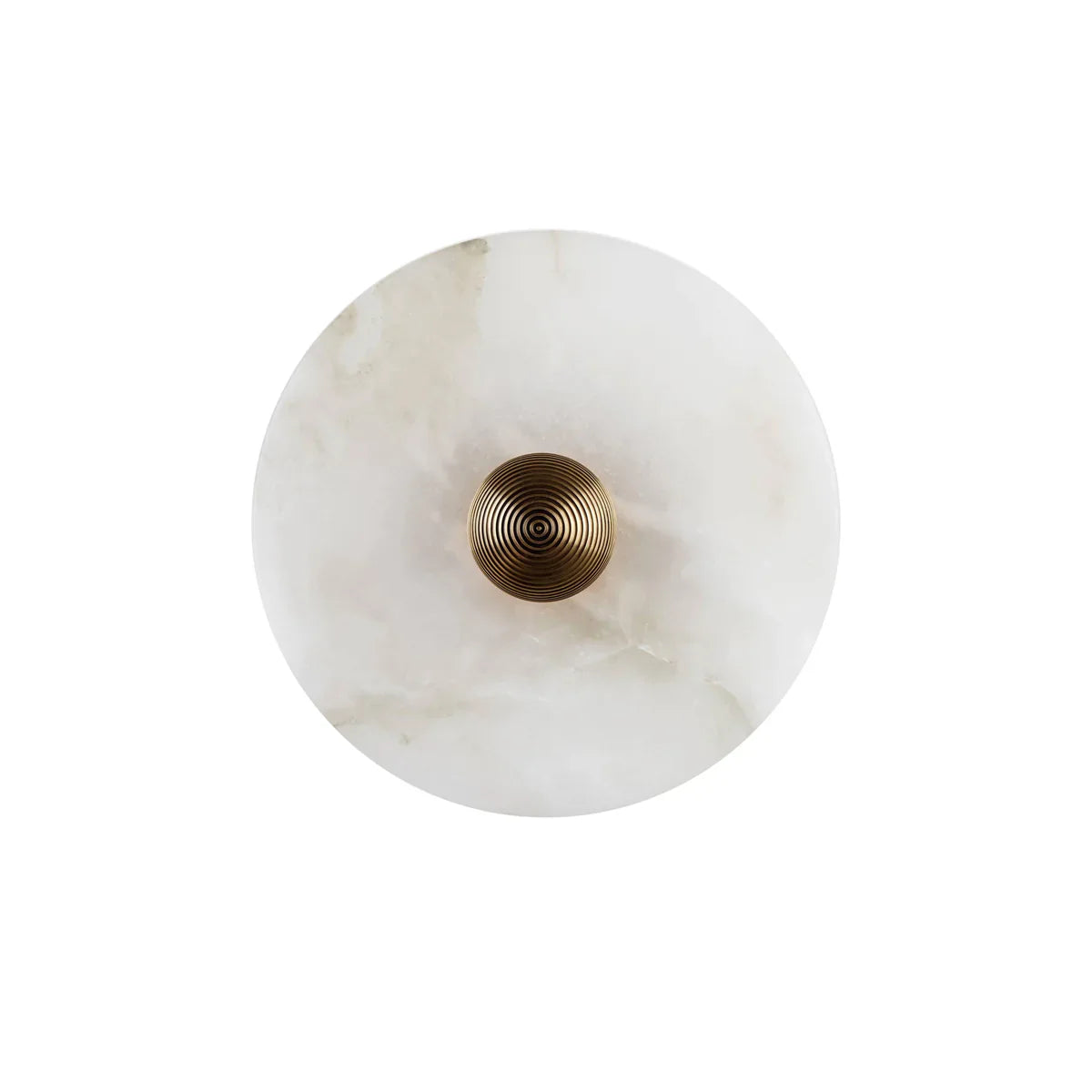 Round Alabaster Wall Lamp