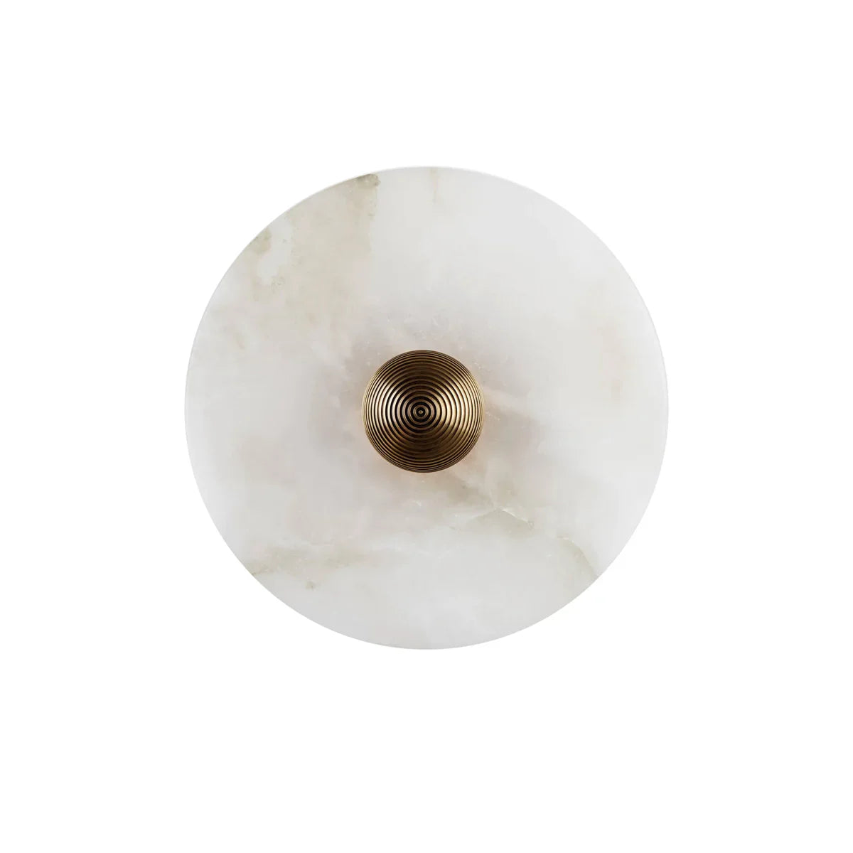 Round Alabaster Wall Lamp