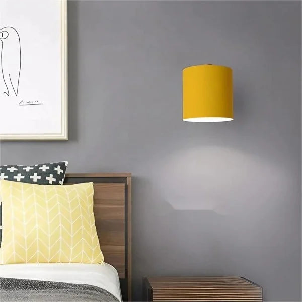 Nordic Macaron Cylinder Rotatable Wall Lamp S38