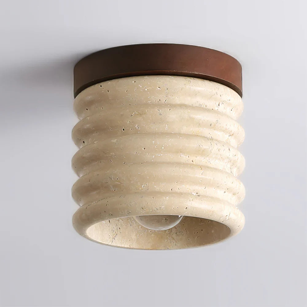 Vaarnii Travertine Ceiling Lamp