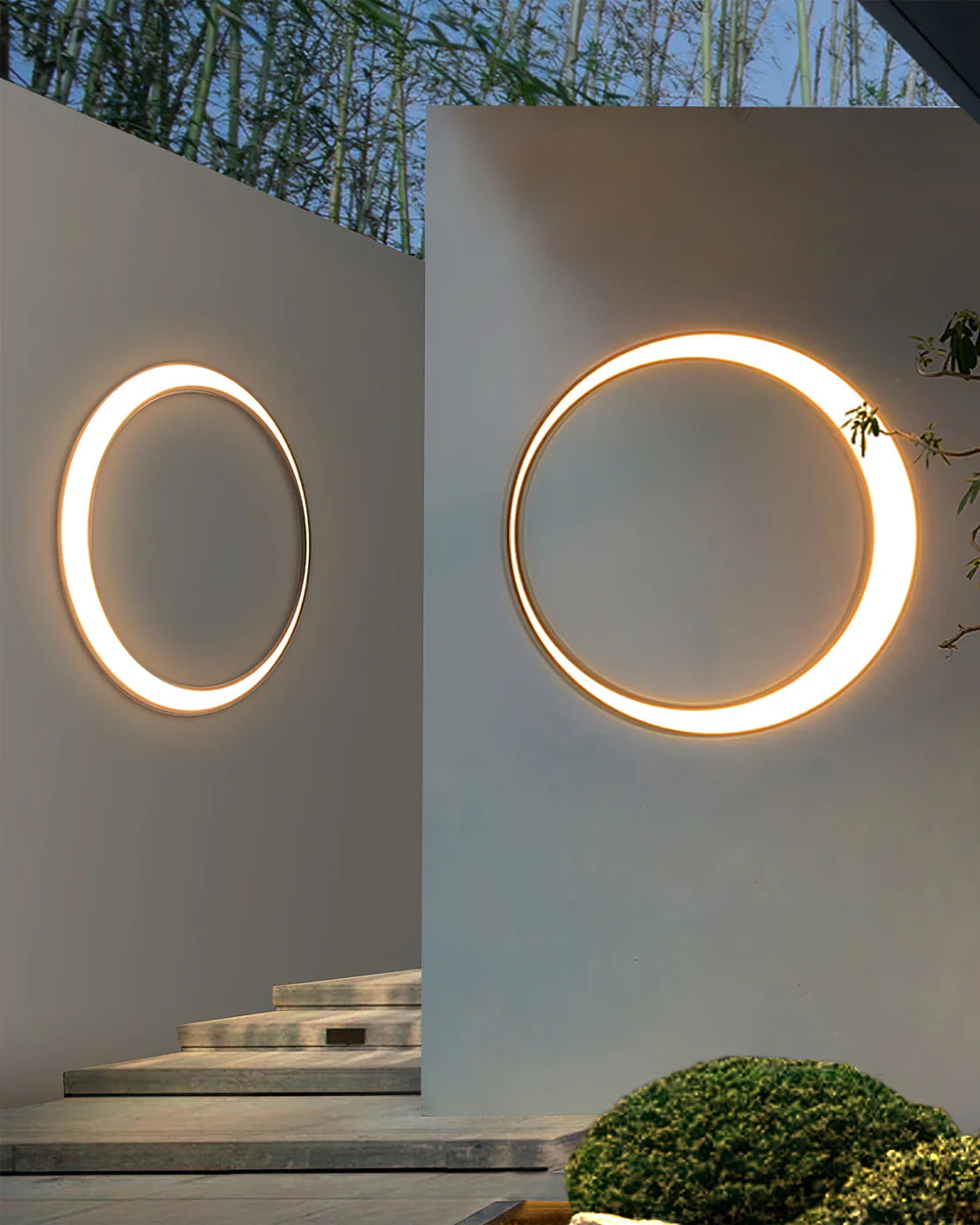 Moon Outdoor Wall Lamp