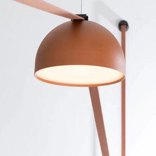 Light Rail Semispheres Leather Pendant Lamp