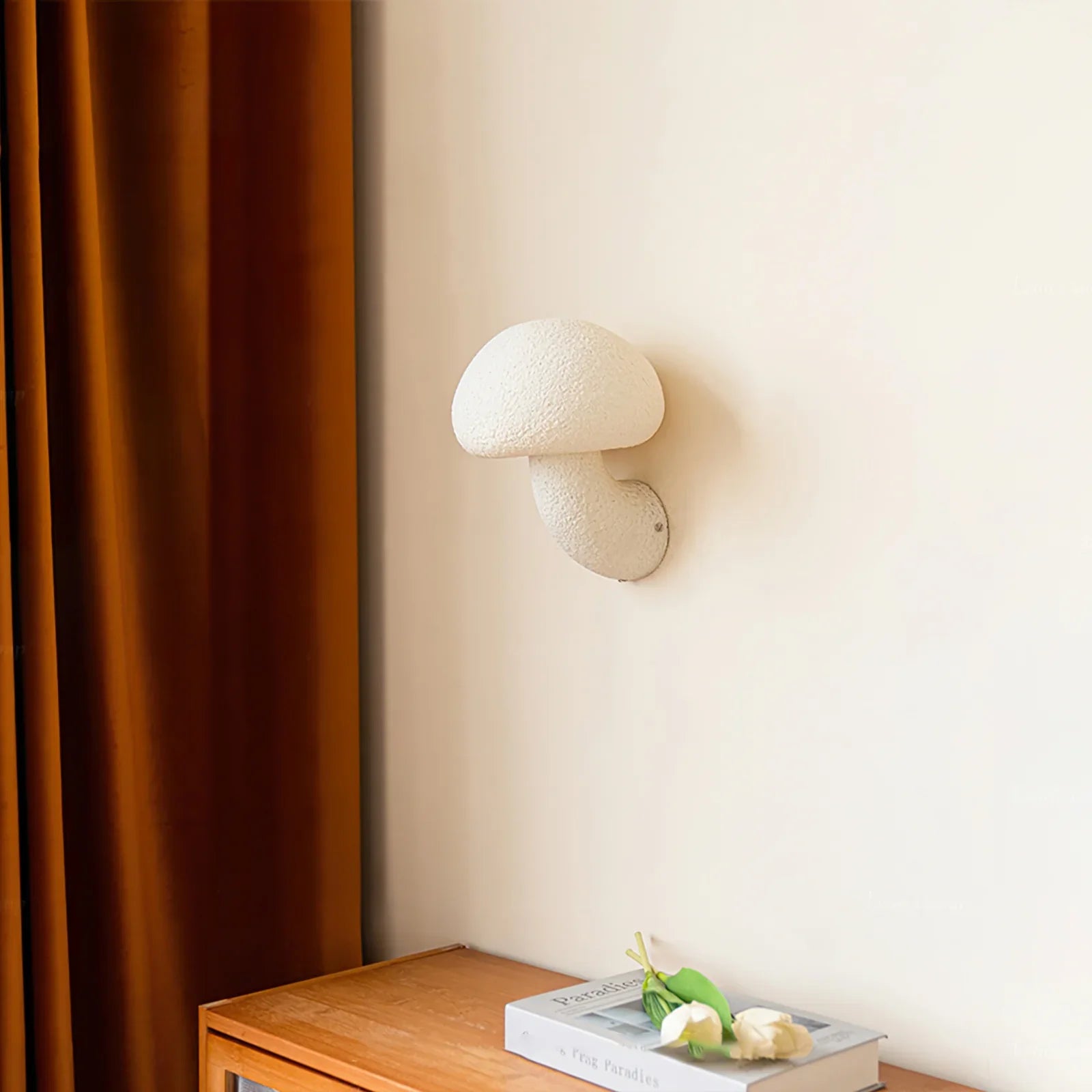 Mushroom Resin Wall Lamp