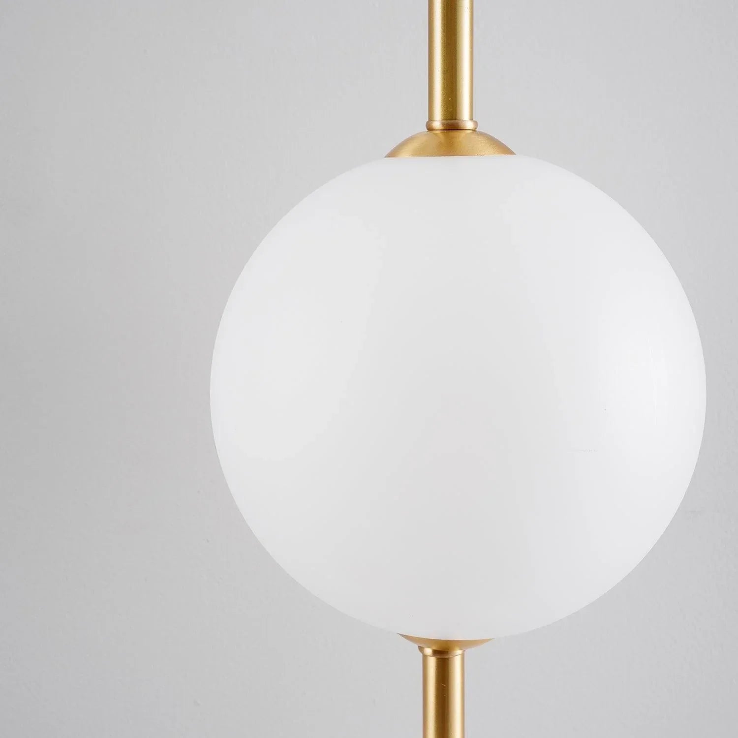 Vertical Globe Plug In Wall Lamp