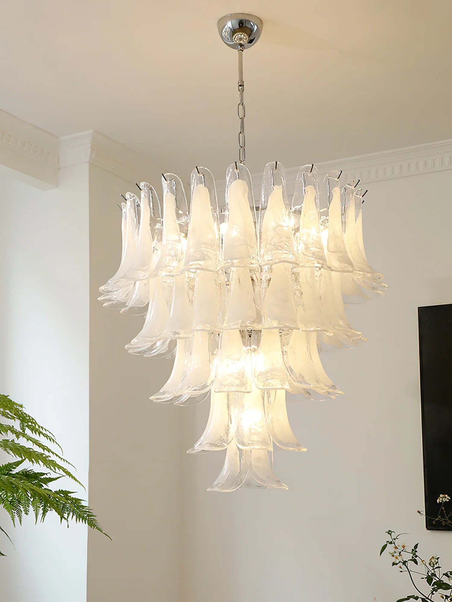 Murano Petal Chandelier