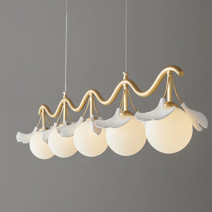 Allanie Gingko Long Chandelier