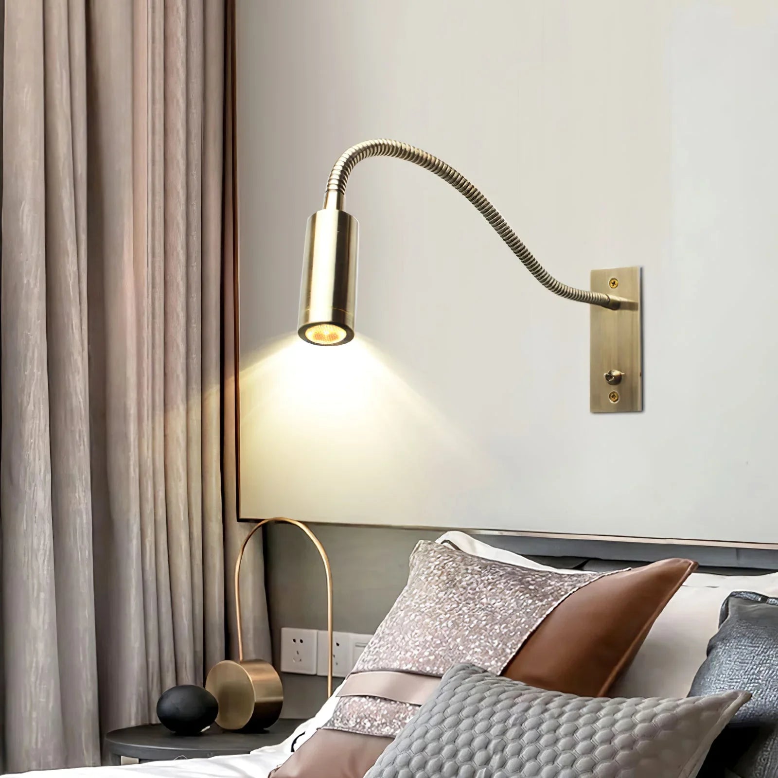 LED Bedroom Art Deco Wall Light