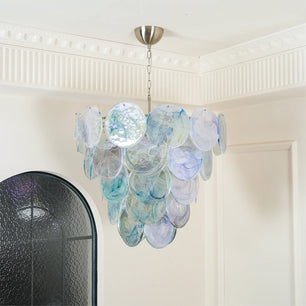 Vistosi Blue Murano Chandelier