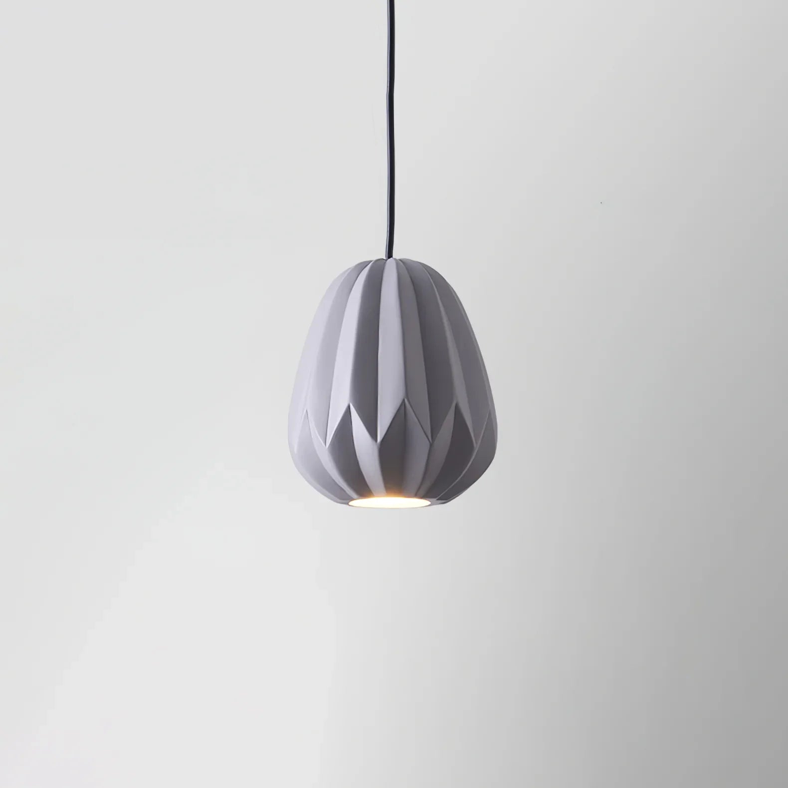 Papaya Resin Pendant Lamp