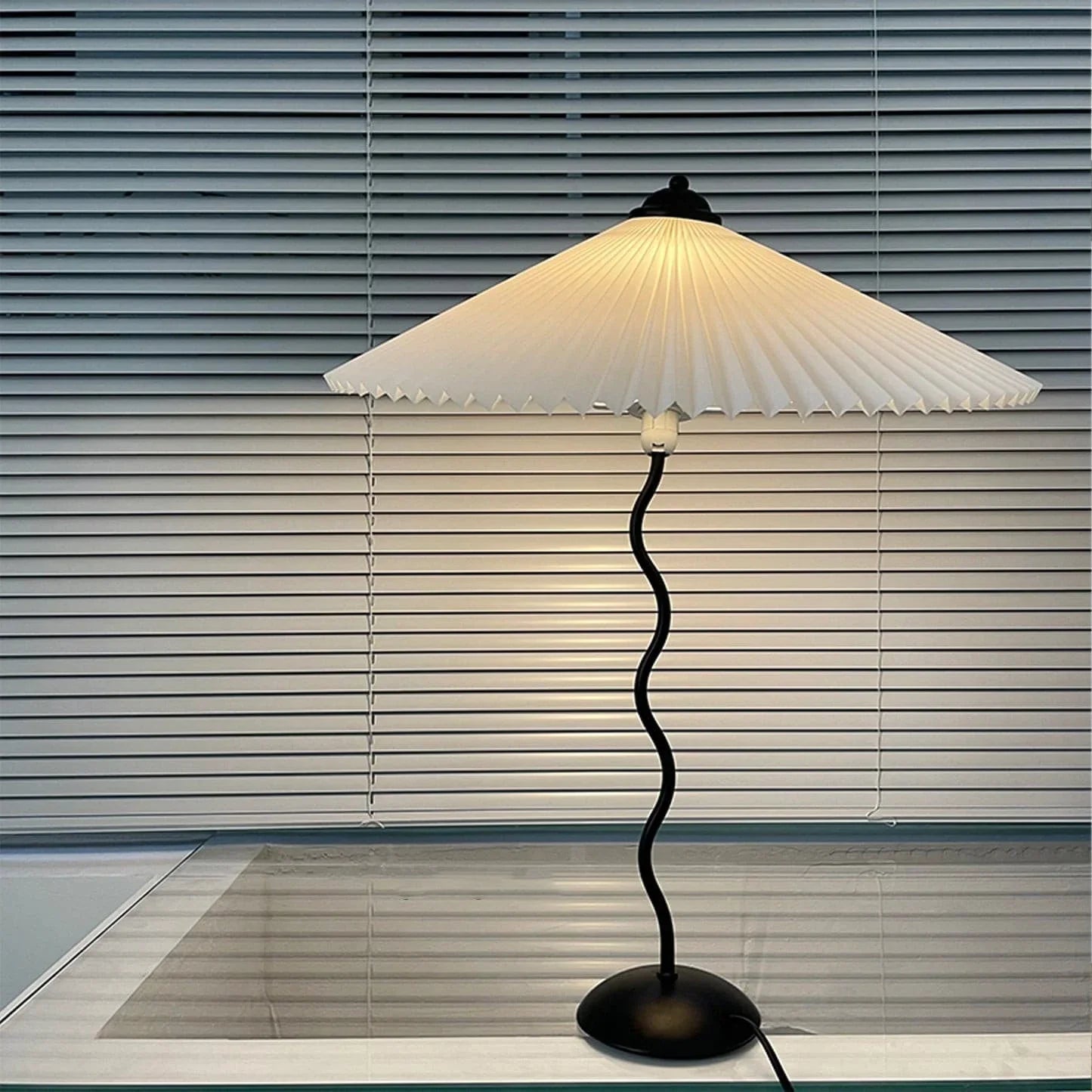 Pleated Table Lamp