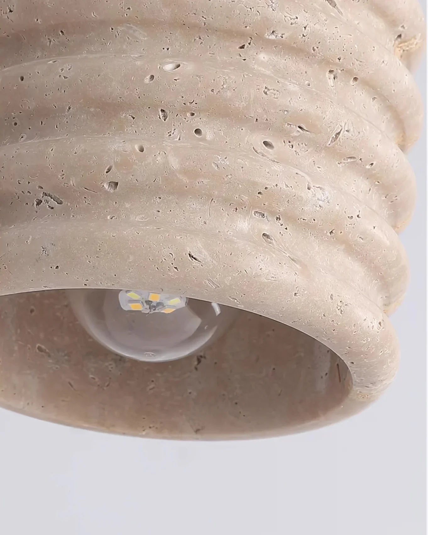 Vaarnii Travertine Ceiling Lamp