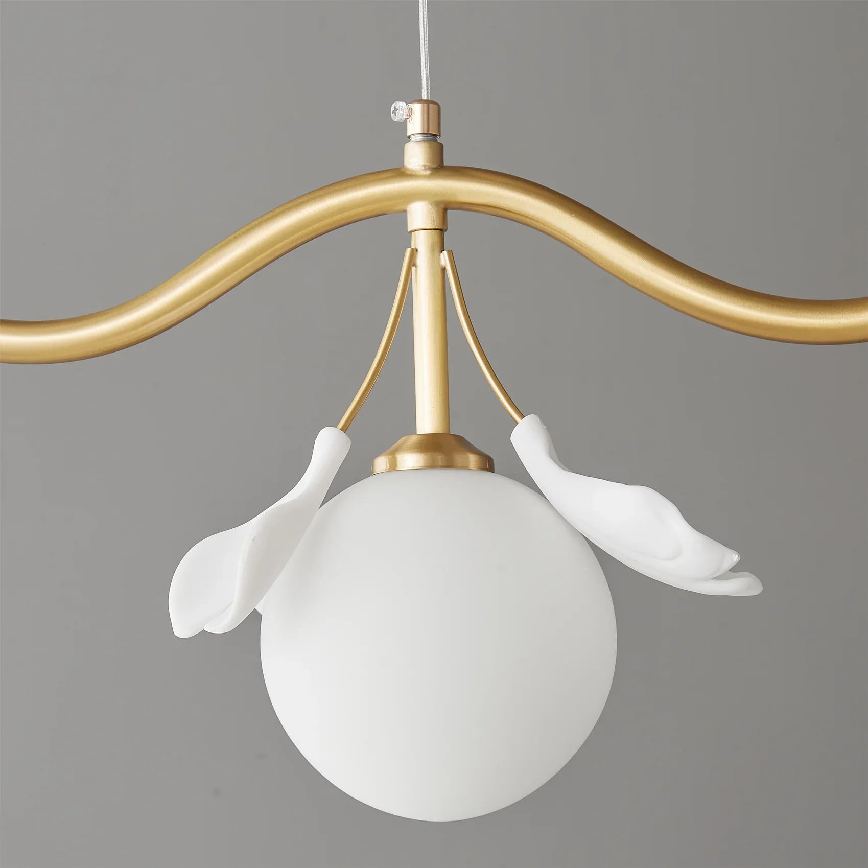 Allanie Gingko Long Chandelier