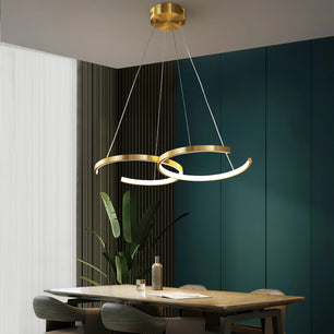 Double Rings Pendant Light