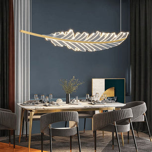 Modern Leaf Shaped Chandelier