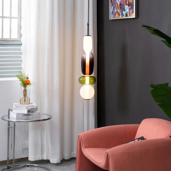 Modern Candied Glass Pendant Light S165