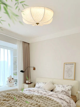 Orchid Fabric Ceiling Lamp