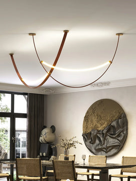 Leather Pendant Light