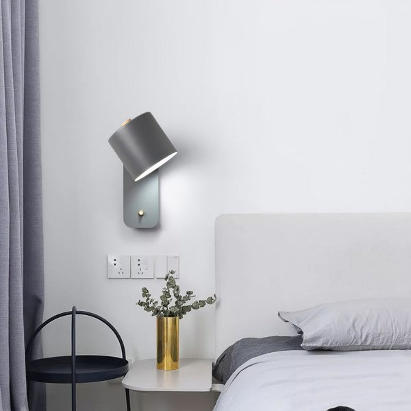 Rotatable Cylinder Wall Mounted Reading Light S02