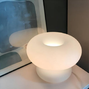 Mushroom Donut Bauhaus Glass Table Lamp S34