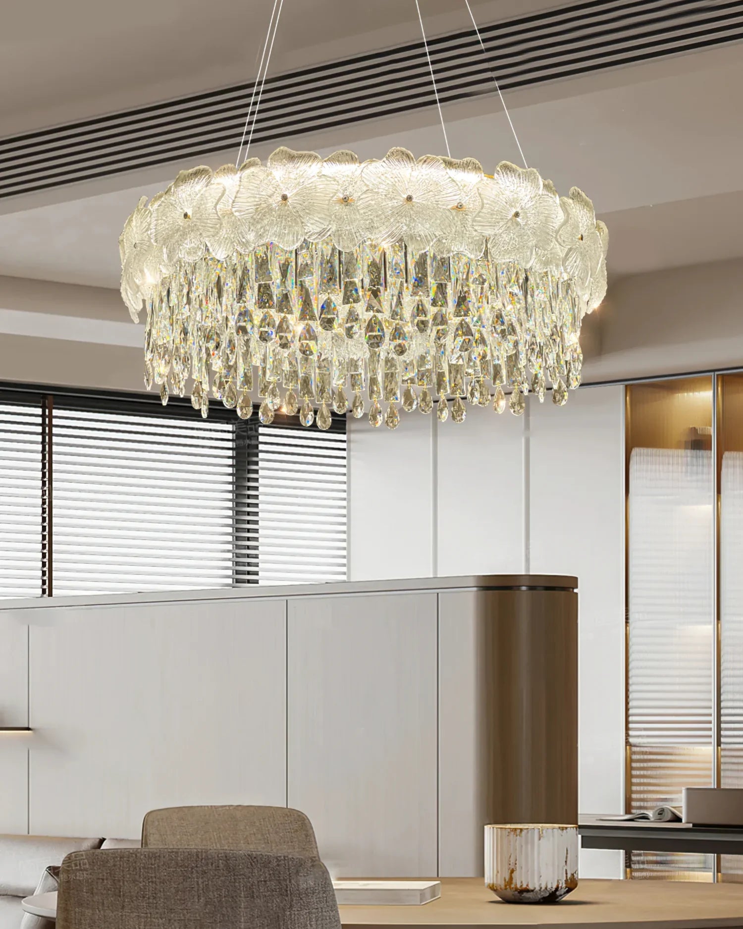 Atlas Crystal Chandelier