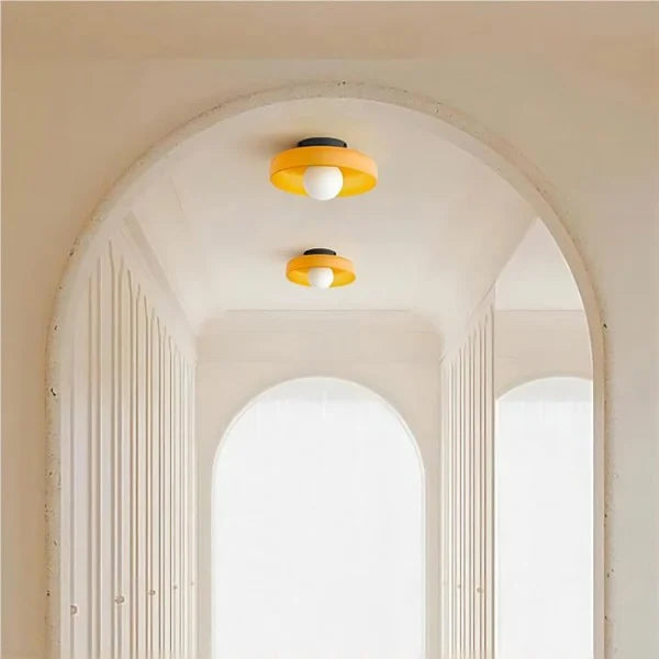 Modern Round Flush Mount Morandi Ceiling Light S80