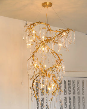 Spiral Branches Chandelier